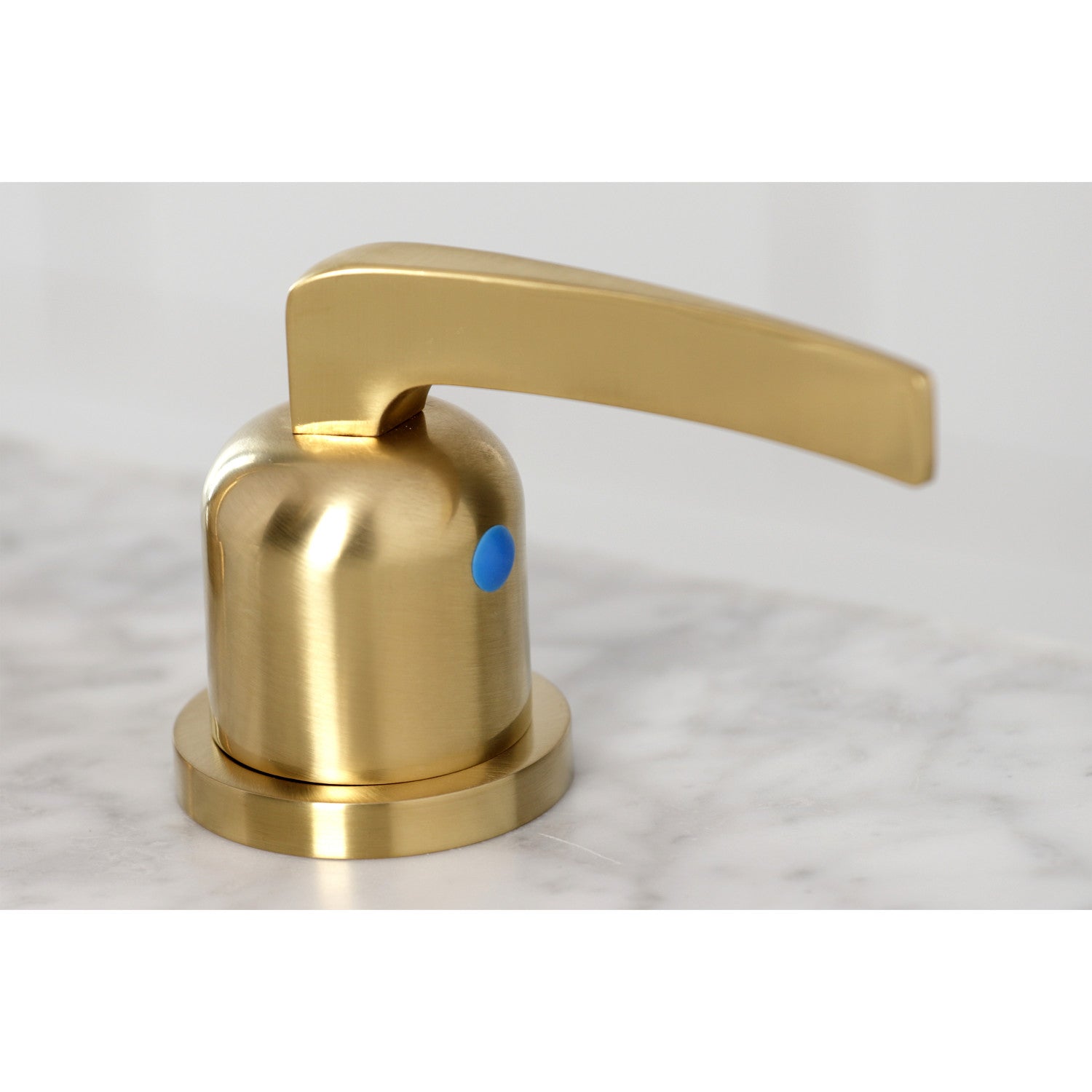 Kingston Sona FSC8933EFL - Centurion Two-Handle 3-Hole Deck Mount Widespread Bathroom Faucet with Brass Pop-Up, Brushed Brass — thumbnail 2